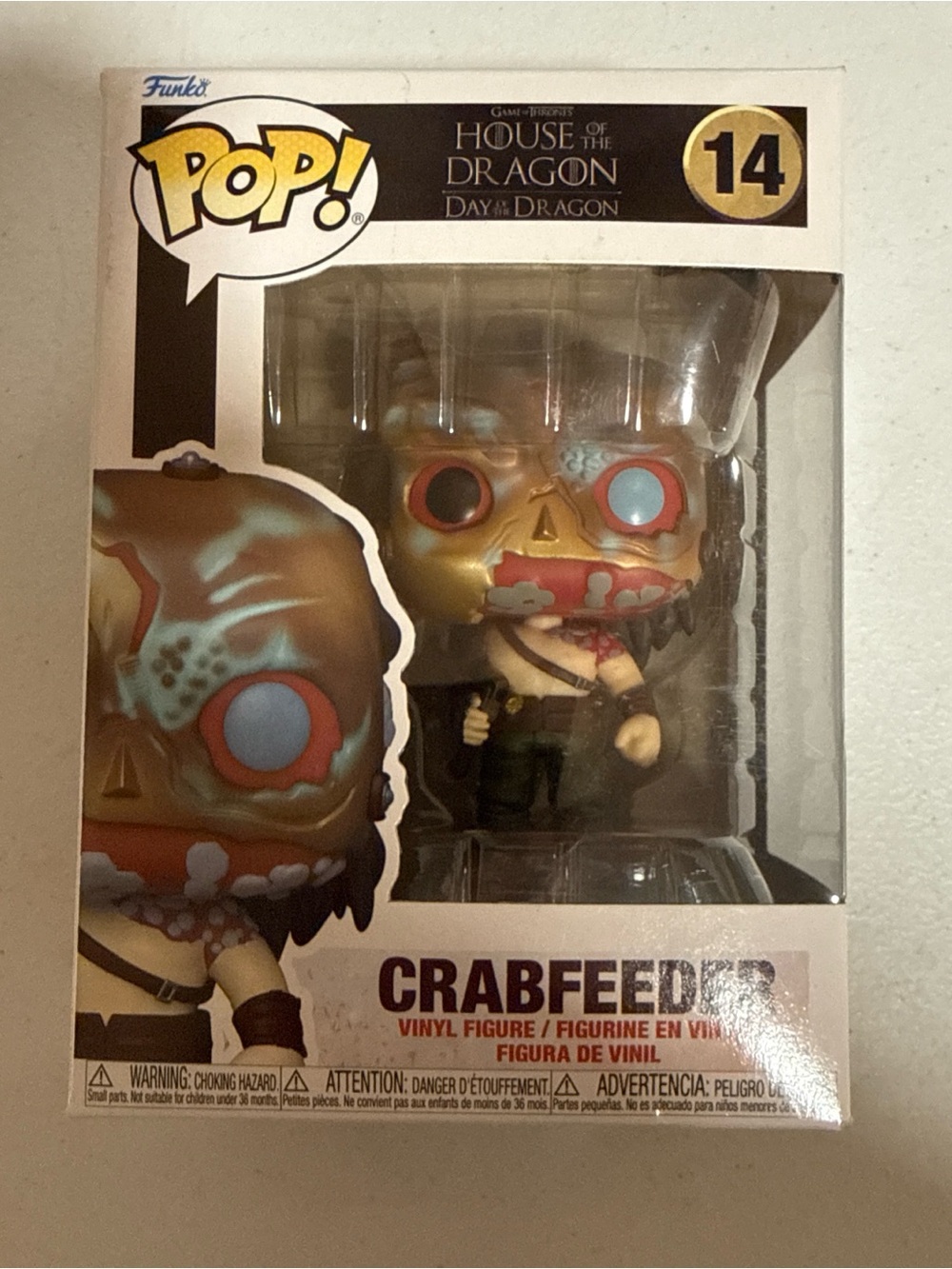 Funko Pop! House of the Dragon Crabfeeder Vinyl Figure - Gold, Blue, Red